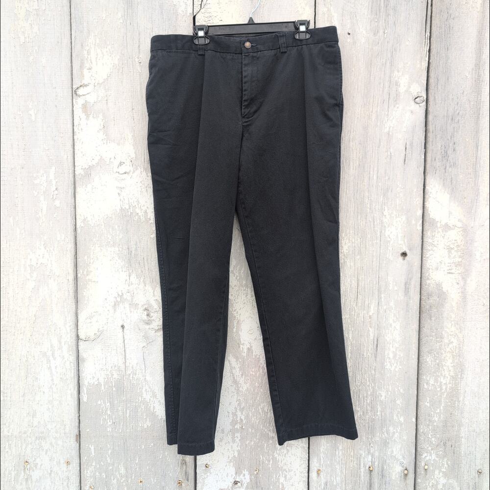 Duluth Trading Classic Relaxed Straight Work Pants Black Men's 38x32